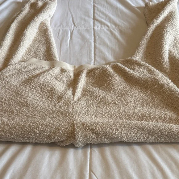 Calvin Klein Cozy Cream Textured Pants - Picture 5 of 10